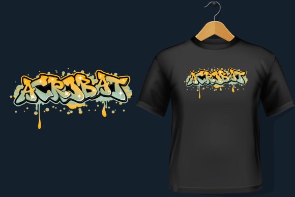 Acrobat Graphics for T-Shirt Designs