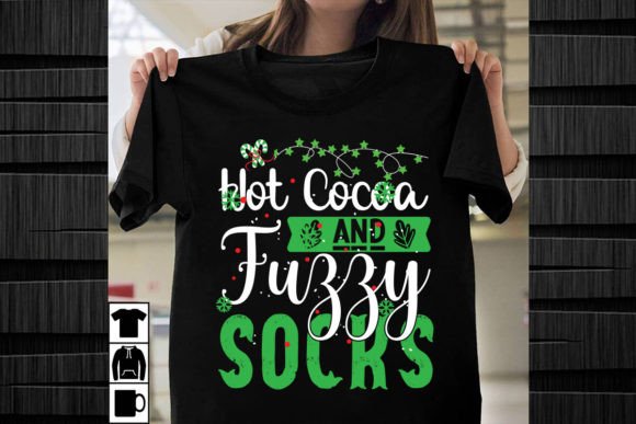 Hot Cocoa and Fuzzy Socks SVG Design