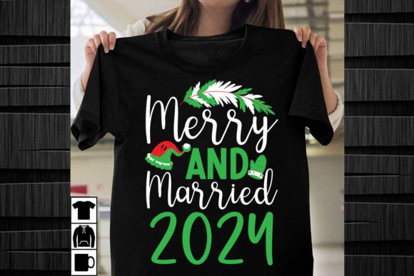 Merry and Married 2024 SVG Design