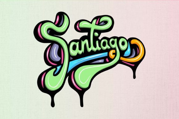 Santiago Graphics for T-Shirt Designs