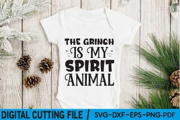 The Grinch is My Spirit Animal Svg Graphics