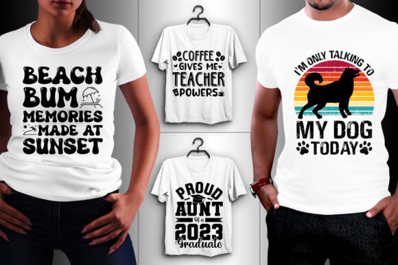Vintage Sunset T-Shirt Design SVG
